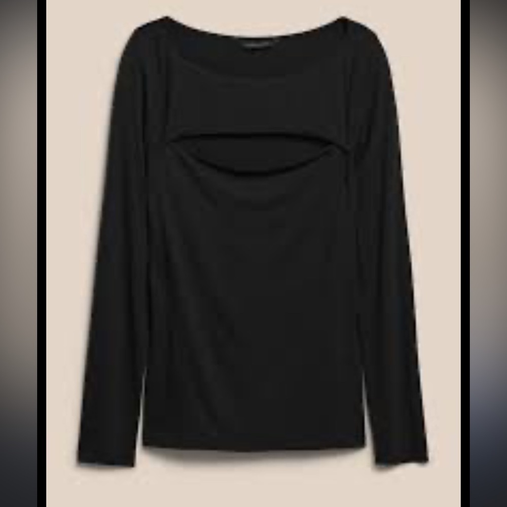NEW Banana Republic cut-out front top